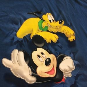 Disney Double Sided / Mickey & Pluto Tagless Tee